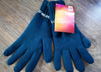 Зимние перчатки уютно и модно