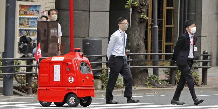 В Японии почту будут доставлять роботы
