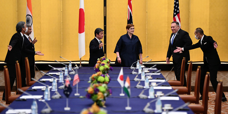 США, Япония, Австралия и Индия будут продвигать свободу в Индо-Тихоокеанском регионе