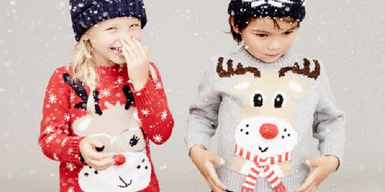 Какие детские новогодние свитера выбирать и виды