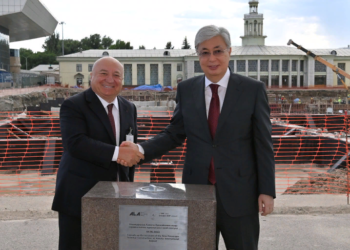 О торжественной церемонии закладки капсулы нового терминала Международного аэропорта Алматы