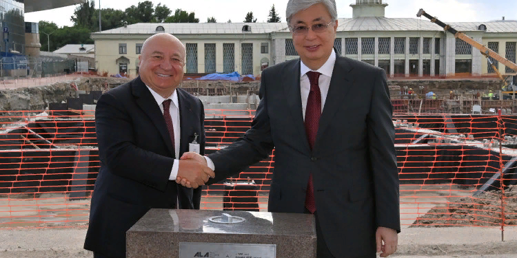 О торжественной церемонии закладки капсулы нового терминала Международного аэропорта Алматы