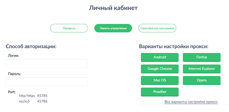 Получение прокси сервера: правила и рекомендации