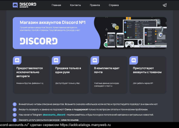 Ассортимент Discord-accounts и разнообразие выбора