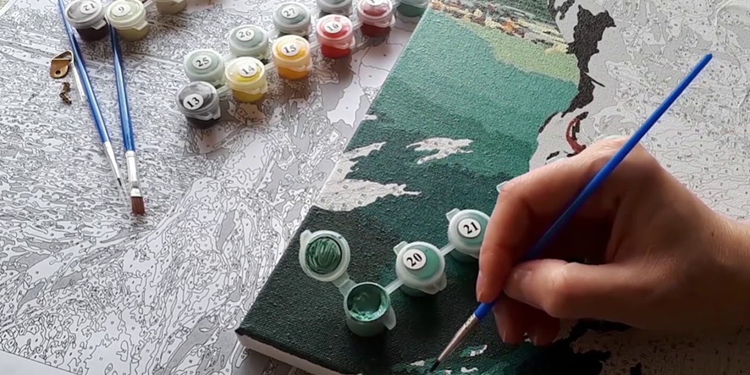 Картины по номерам: достоинства и правила рисования