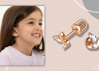 Золоті дитячі сережки: як вибрати найкращі для вашої дитини